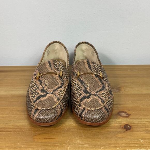 Sam Edelman Lior Snakeskin Leather Loafer Women's Size 7.5 - Picture 2 of 9